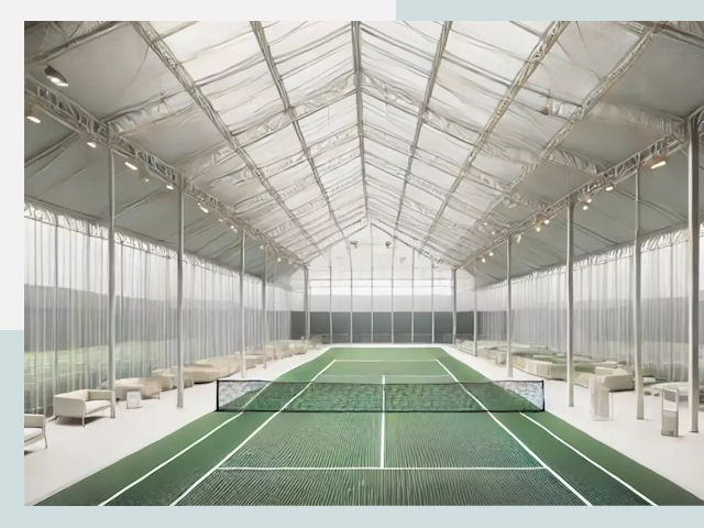 Строительство теннисных кортов в Аксае