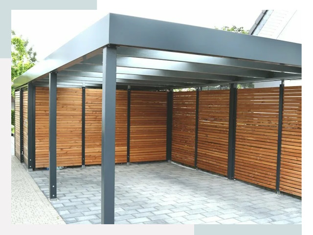 Навесы для парковки в Аксае