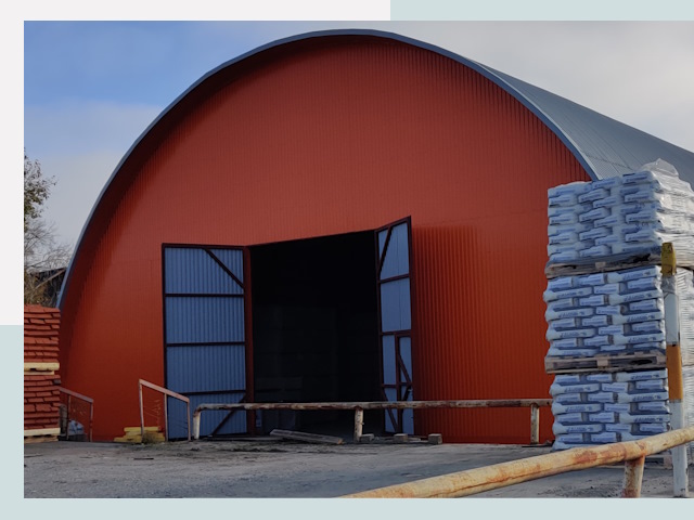 Полукруглые ангары по цене от 609 руб. в Аксай