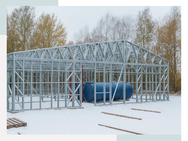 Металлические ангары в Аксае