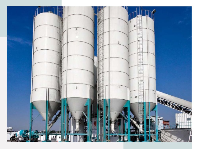 Строительство цементных силосов в Аксае