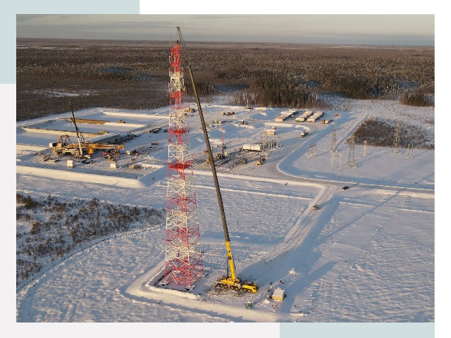 Мачты связи в Аксае