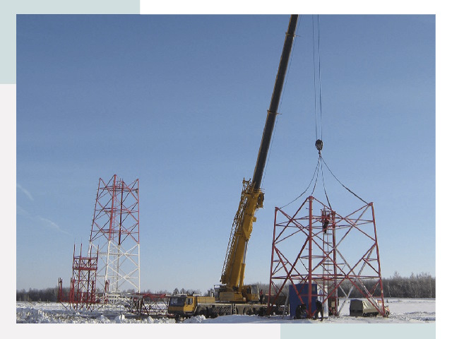 Монтаж вышек связи в Аксае