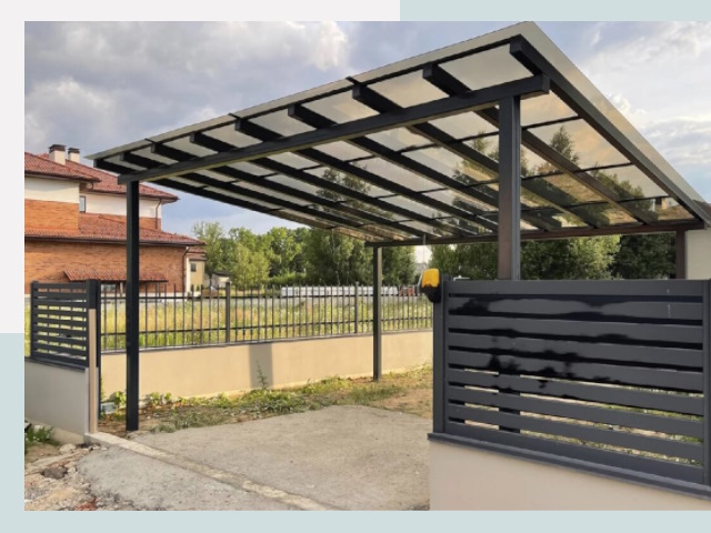 Металлические навесы в Аксай от 609 руб. за м²