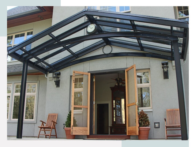 Козырьки металлические в Аксае