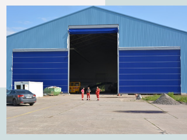 Ангарные ворота в Аксай от СтальСтрой-Акс по цене 609 руб.