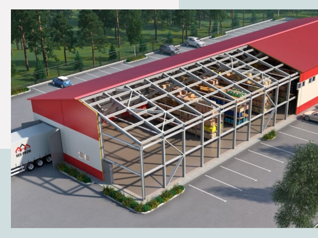 Проектирование ангаров в Аксае от 609 руб.