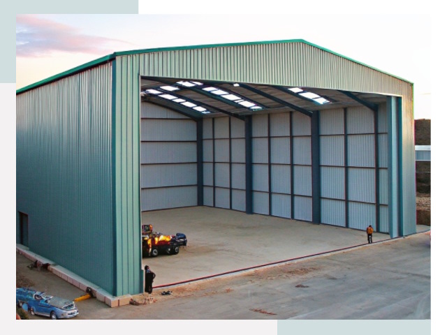 Строительство ангаров в Аксае