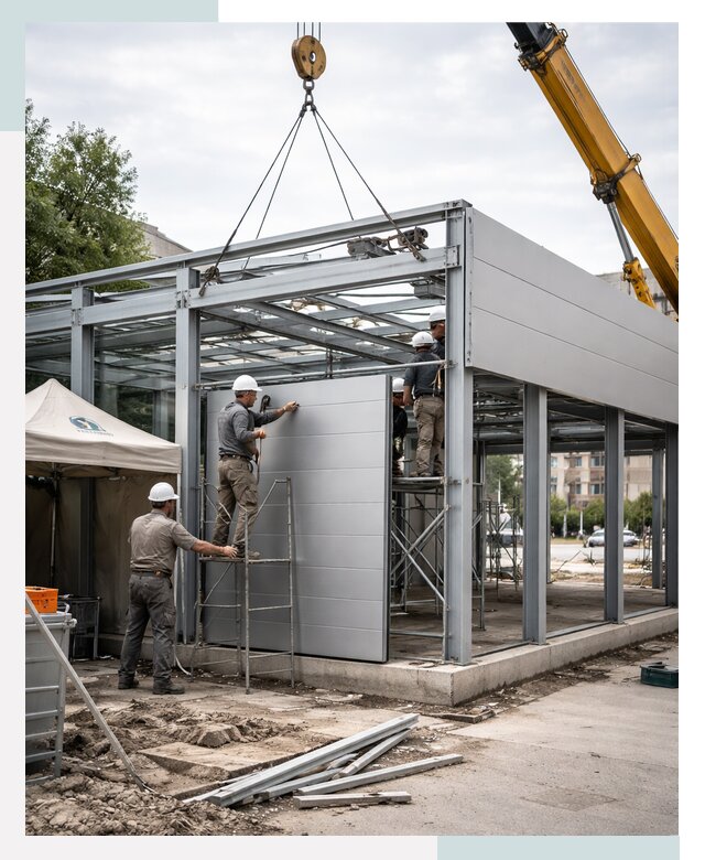 СтальСтрой-Акс: торговый павильон под ключ в Аксае от 35550 р.