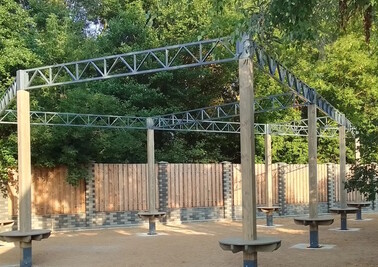 Терраса из металлоконструкций под ключ, проектирование, изготовление и монтаж от СтальСтрой-Акс